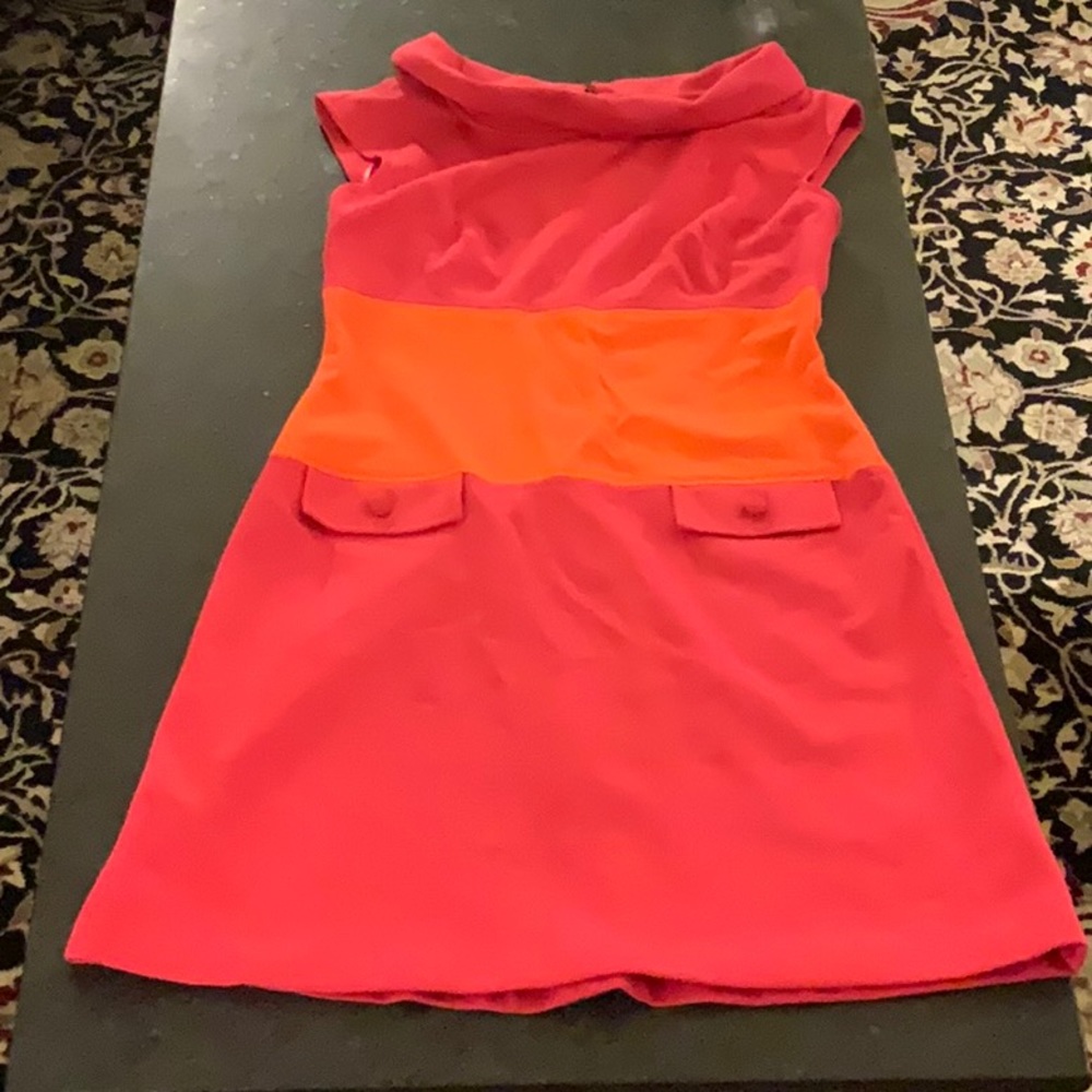 Vintage look pink dress